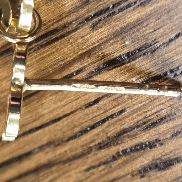 Ben Bridge 18k Gold Circle Drop Earrings - Picture 10 of 10